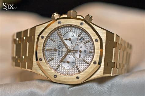 ap royal oak gold chrono|ap watch royal oak price.